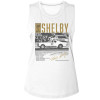 Shelby Cobra GT530 Two Color Ladies Muscle Tank Top