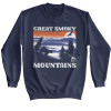 National Parks Conservation Association Long Sleeve Sweatshirts - Bear and Mountains Dark