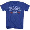 NASA T Shirt - Stripes on Royal