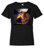 Black image for Against the Fire Fantasy Youth/Toddler T-Shirt