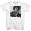 Jimi Hendrix T-Shirt - Black White Smilin