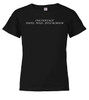 Black image for One Does Not Simply Walk Fantasy Youth/Toddler T-Shirt