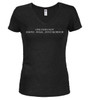 Black image for One Does Not Simply Walk Fantasy Juniors V-Neck T-Shirt
