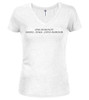 White image for One Does Not Simply Walk Fantasy Juniors V-Neck T-Shirt