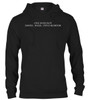 Black image for One Does Not Simply Walk Fantasy Hoodie