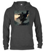 Charcoal image for Dark Rider Fantasy Hoodie
