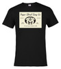 Black image for Business Card T-Shirt