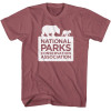 National Parks Conservation Association T Shirt - Logo on Maroon