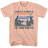 National Parks Conservation Association T Shirt - Great Smoky Bear and Mountains on Peach