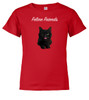 Red image for Black Cat Youth/Toddler T-Shirt