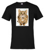 Black image for Cat Look Up T-Shirt