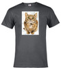 Charcoal image for Cat Look Up T-Shirt