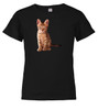 Black image for Cat Pose Youth/Toddler T-Shirt