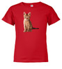Red image for Cat Pose Youth/Toddler T-Shirt