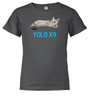 Charcoal image for  Cat Yolo Youth/Toddler T-Shirt