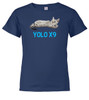 Navy image for  Cat Yolo Youth/Toddler T-Shirt