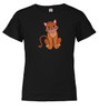 Black image for Cat Youth/Toddler T-Shirt