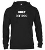 Black image for Obey My Dog Hoodie