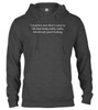Charcoal I'm pretty sure there's more to life Hoodie
