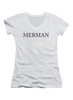 Image for Merman Juniors V-Neck T-Shirt on White