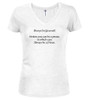 White image for Always be a Pirate Juniors V-Neck T-Shirt