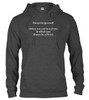 Charcoal image for Always be a Pirate Hoodie