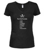 Black image for Pirate School Curriculum Juniors V-Neck T-Shirt