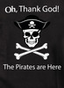 Closeup image for The Pirates are Here Youth/Toddler T-Shirt