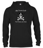 Black image for The Pirates are Here Hoodie