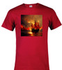 Red image for Burning pirate T-Shirt