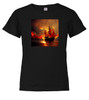 Black image for Burning pirate Youth/Toddler T-Shirt