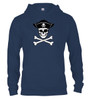 Navy image for Pirate Jolly Roger Hoodie