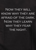 Closeup image for Now they will know why they are afraid of the dark T-Shirt