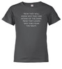 Charcoal image for Now they will know why they are afraid of the dark Youth/Toddler T-Shirt