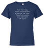 Navy image for Now they will know why they are afraid of the dark Youth/Toddler T-Shirt