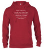 Cardinal red image for Now they will know why they are afraid of the dark Hoodie