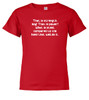 Red The Strength of Steel Youth/Toddler T-Shirt
