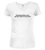 White image for Disemboweling in your species fatal or non-fatal? Juniors V-Neck T-Shirt
