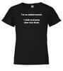 Black image for I'm so embarrassed. I wish everyone else was dead Youth/Toddler T-Shirt
