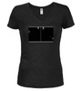 Black image for Play Screen Juniors V-Neck T-Shirt