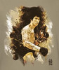 Image Closeup for Bruce Lee T-Shirt - Intensity