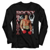 Rocky Long Sleeve T Shirt - Three Photo Collage