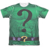 Front image for Batman Sublimated T-Shirt - Riddler Uniform 65% Polyester/35% cotton