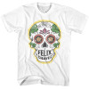 Rocky T-Shirt - White Felix Chavez Skull