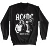 AC/DC Long Sleeve Sweatshirt - Black White Highway Photo