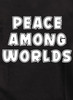 Closeup image for Peace Among Worlds Juniors V-Neck T-Shirt