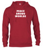 Cardinal red image for Peace Among Worlds Hoodie