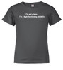 Charcoal image for I'm not a hero.  I'm a high-functioning alcoholic Youth/Toddler T-Shirt