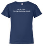 Navy image for I'm not a hero.  I'm a high-functioning alcoholic Youth/Toddler T-Shirt
