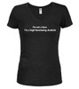 Black image for I'm not a hero.  I'm a high-functioning alcoholic Juniors V-Neck T-Shirt